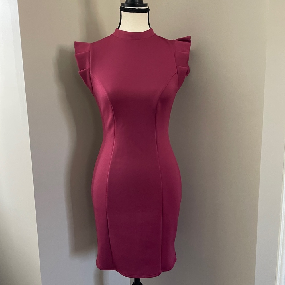 Burgundy ASOS dress - Size 4